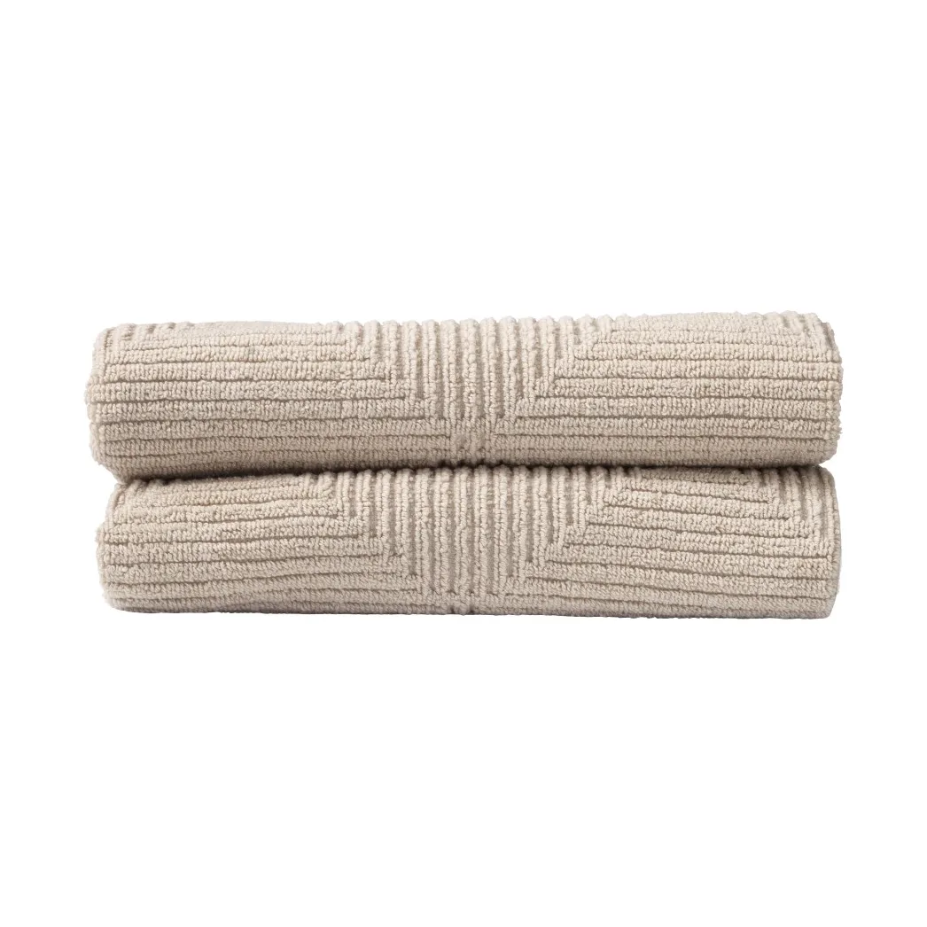 R33 Kirkeby håndkle 2-pakning, Rainy day FDB Møbler