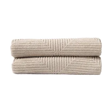 R33 Kirkeby håndkle 2-pakning - Rainy day - FDB Møbler