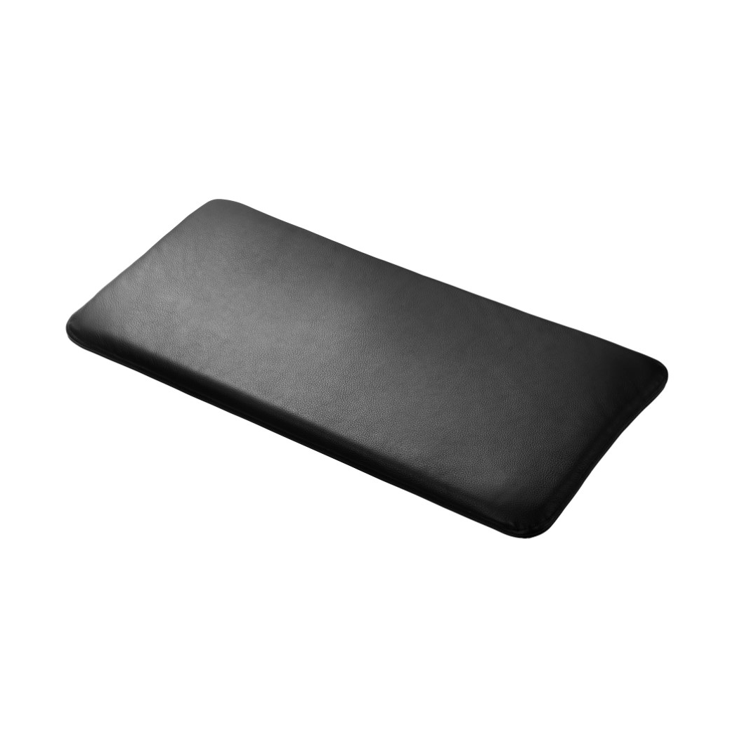 FDB Møbler R6 Radius sittepute 33x65 cm Black leather