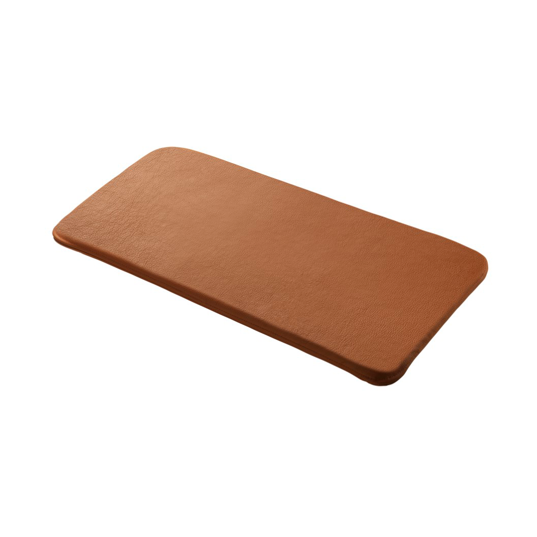 FDB Møbler R6 Radius sittepute 33x65 cm Cognac leather