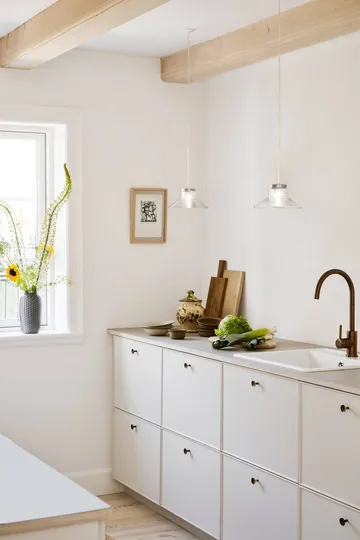 U11 Sletterhage pendel lampe - Aluminium-opalglass - FDB Møbler