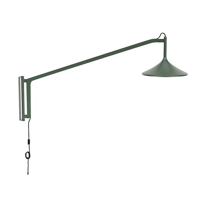 U17 Hasle vegglampe - Olive green, 134 cm - FDB Møbler
