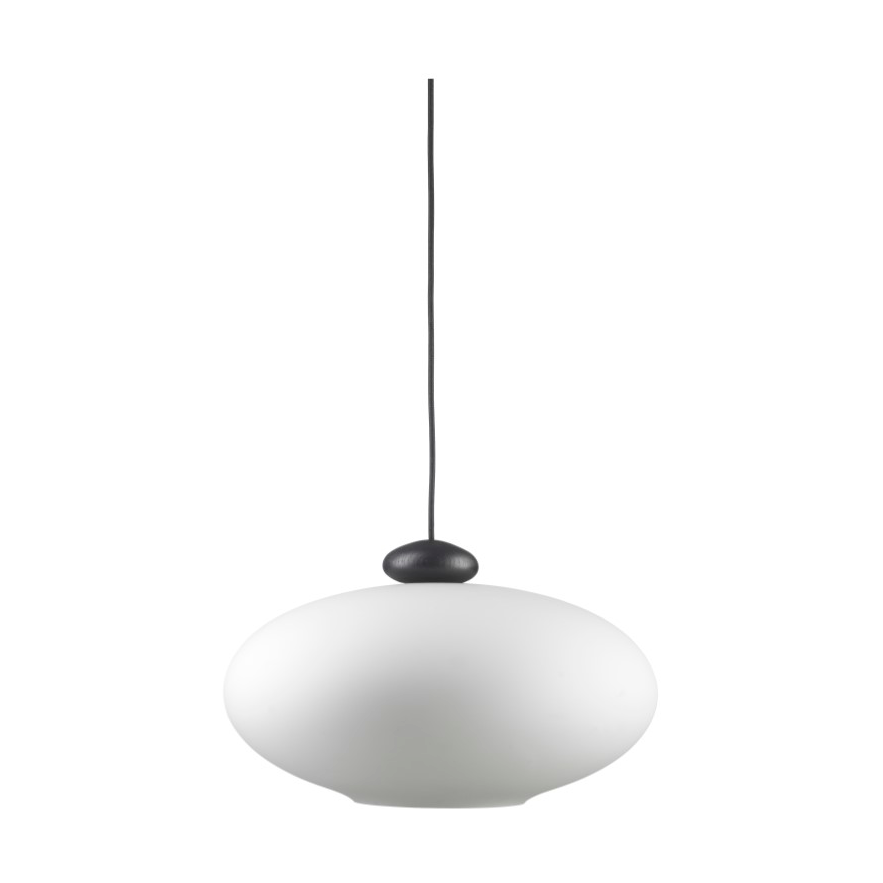 Bilde av FDB Møbler U3 Hiti pendel Opal glass-oak black painted