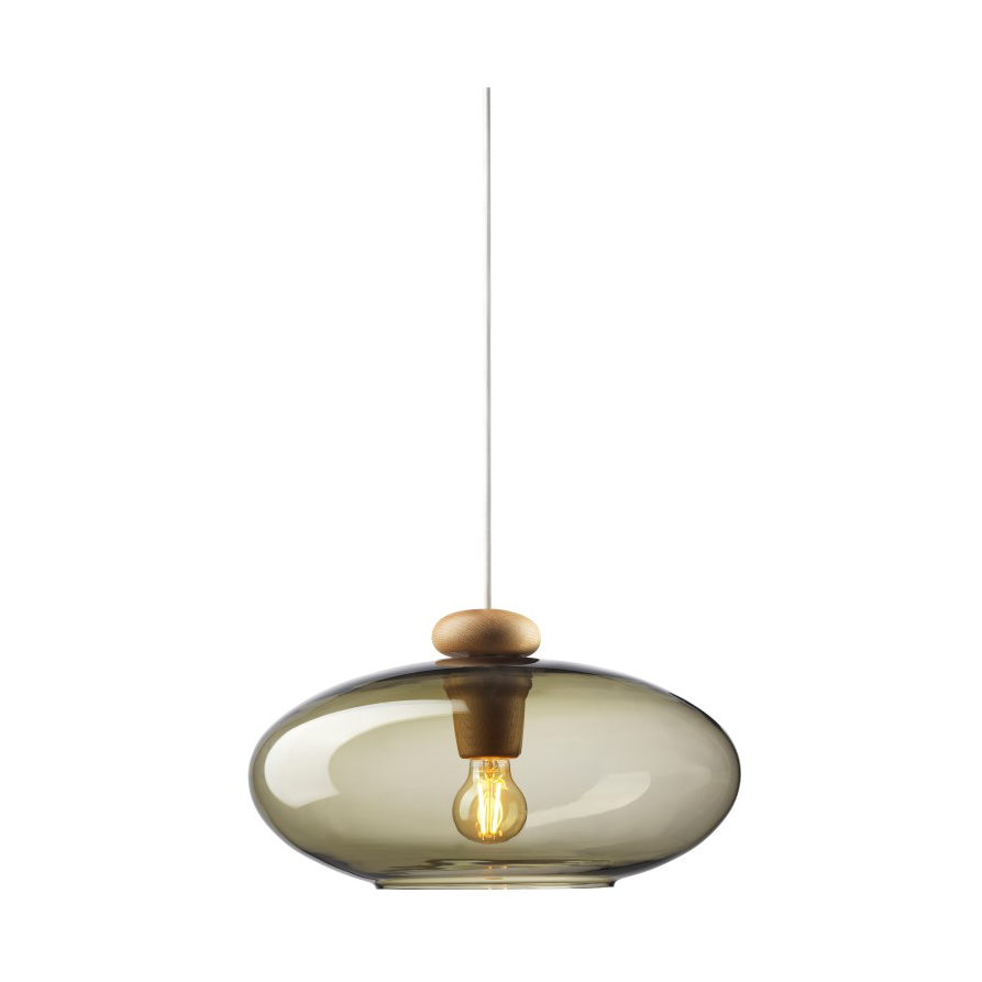 Bilde av FDB Møbler U3 Hiti pendel Smokey grey-oak nature lacquered