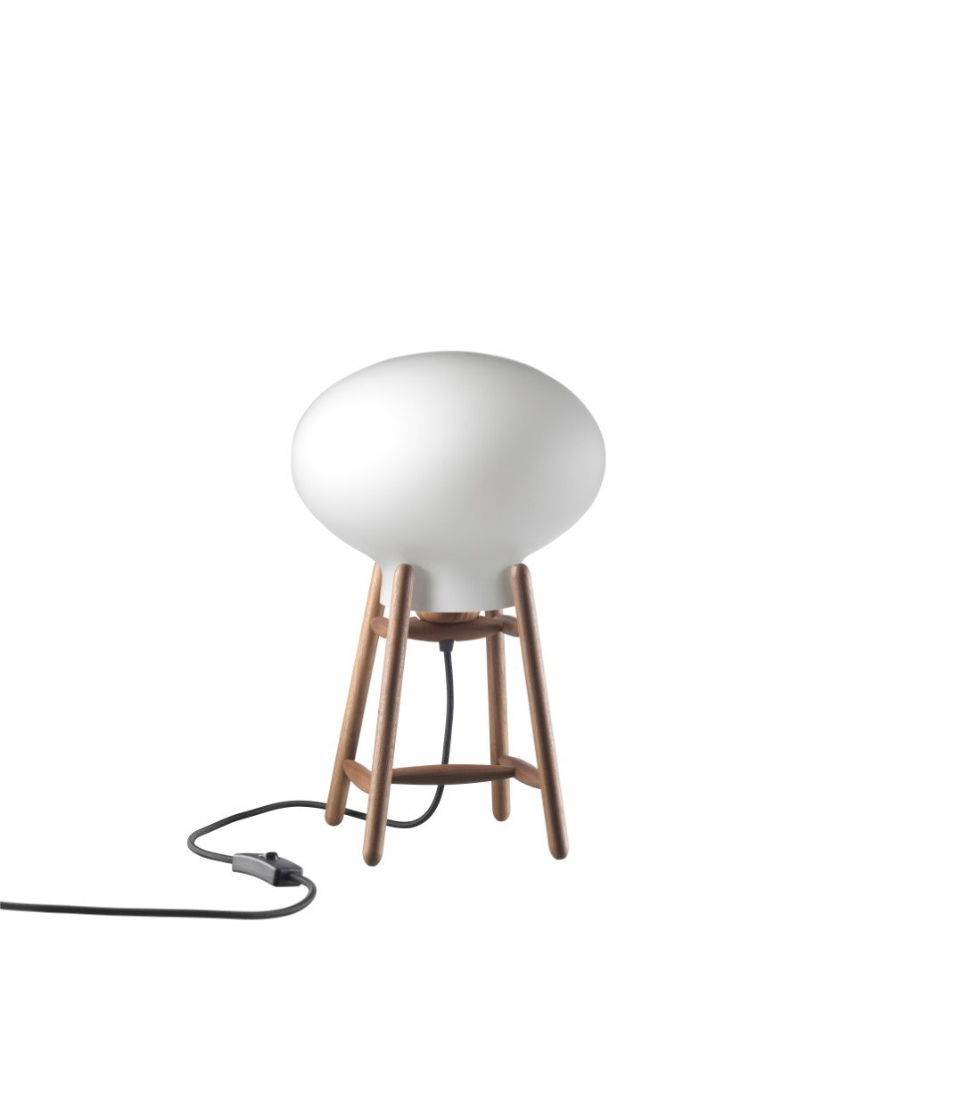 Bilde av FDB Møbler U4 Hiti bordlampe Opal-walnut nature lacquered