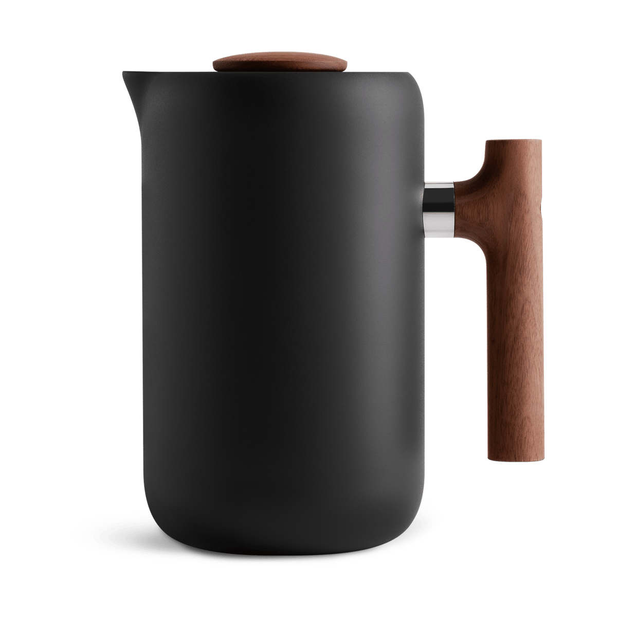 Fellow Clara French Press Walnut | Skandinavisk Design | Svart
