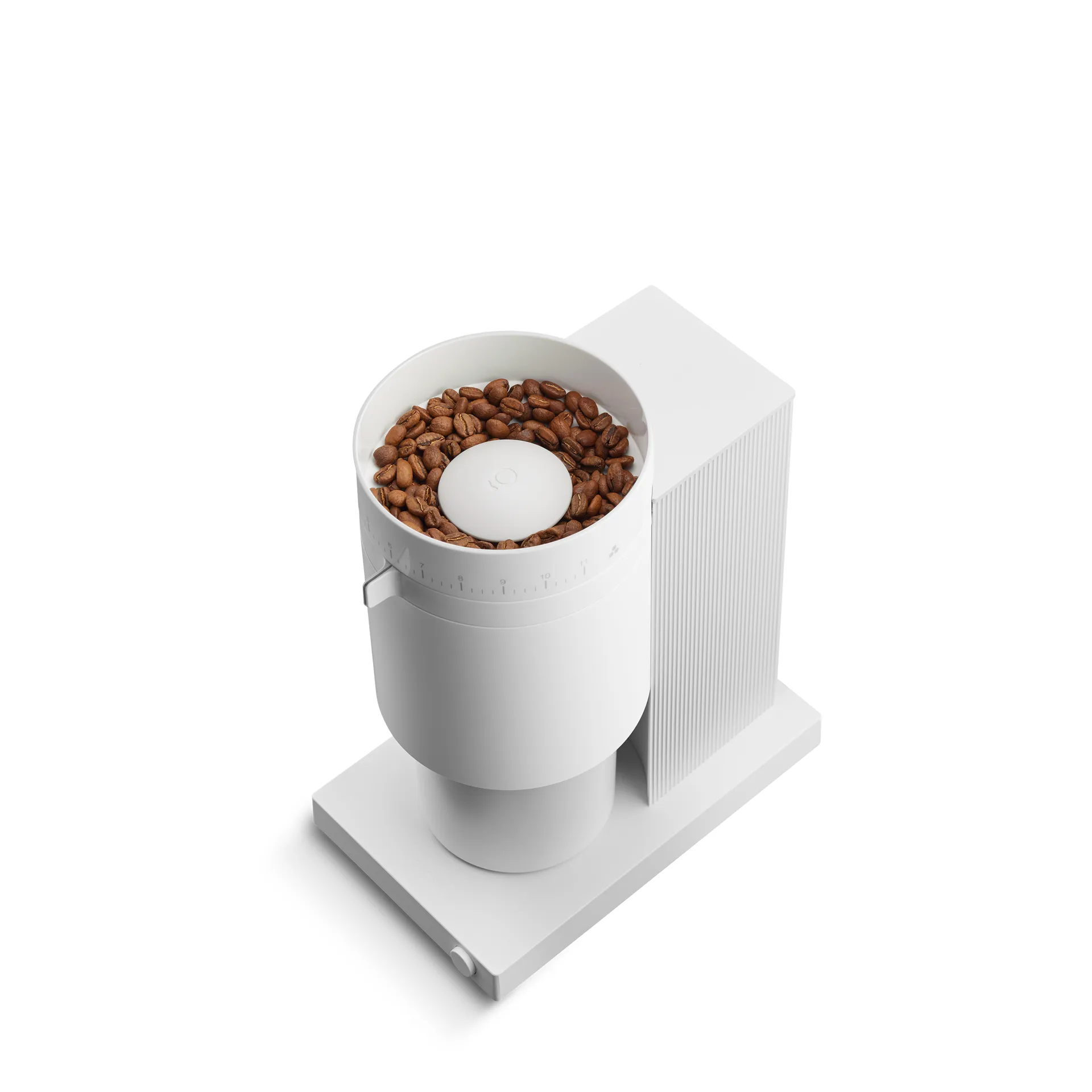 Opus Conical Burr elektrisk kaffekvern, Hvit Fellow