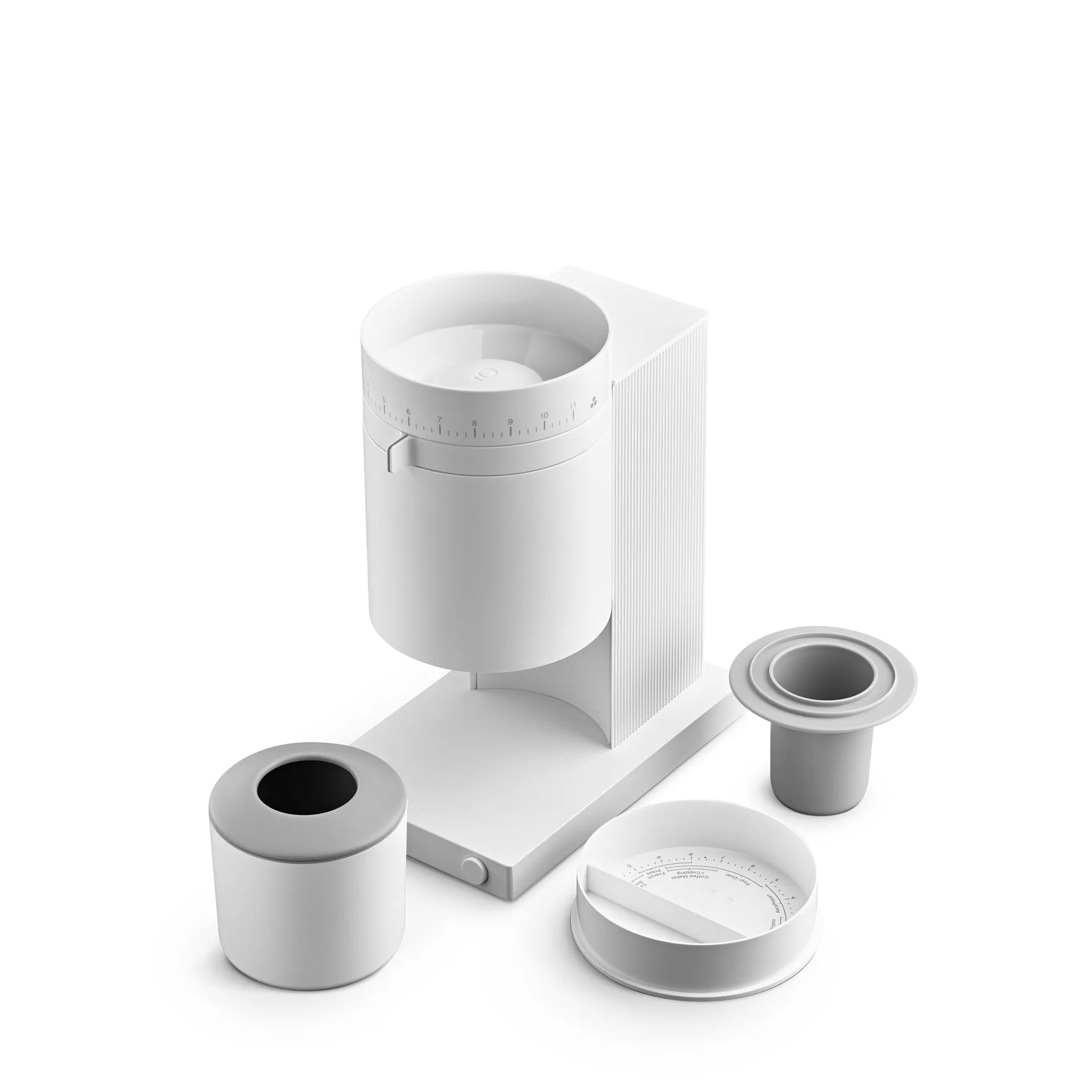 Opus Conical Burr elektrisk kaffekvern, Hvit Fellow