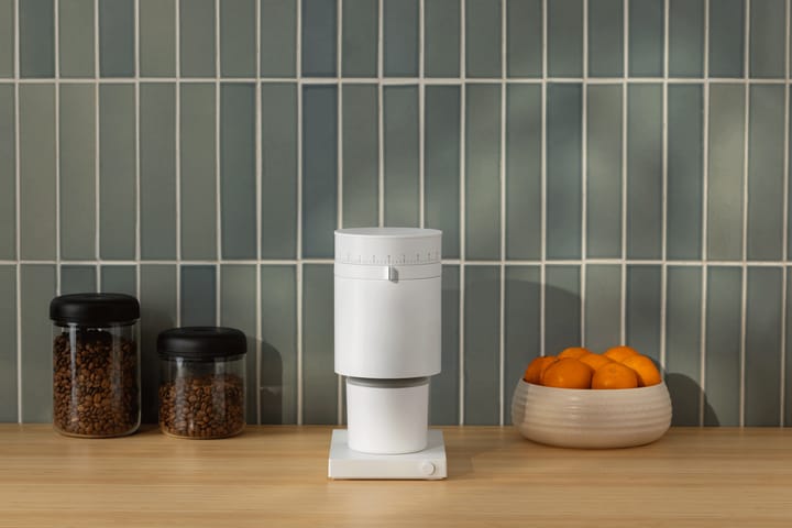 Opus Conical Burr elektrisk kaffekvern, Hvit Fellow