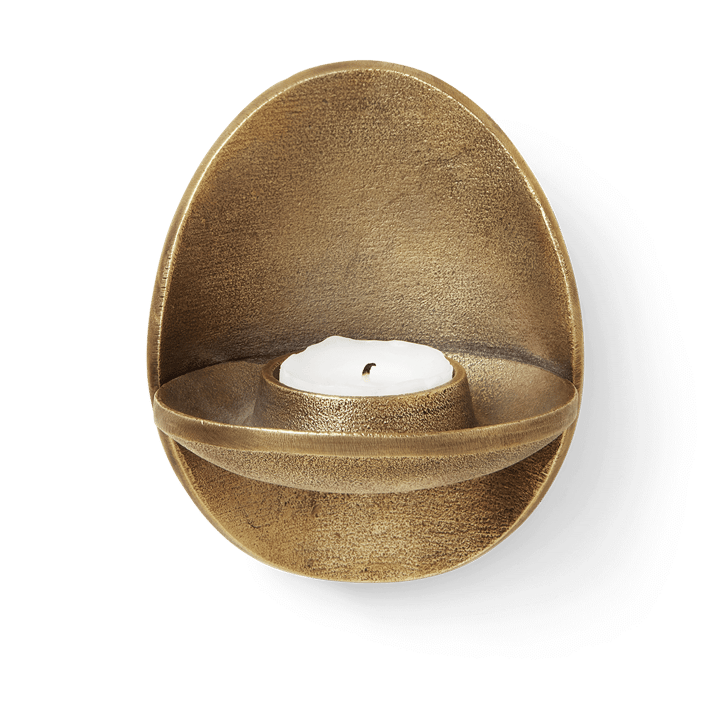 Agapé telysholder vegg, Brass finish Ferm Living