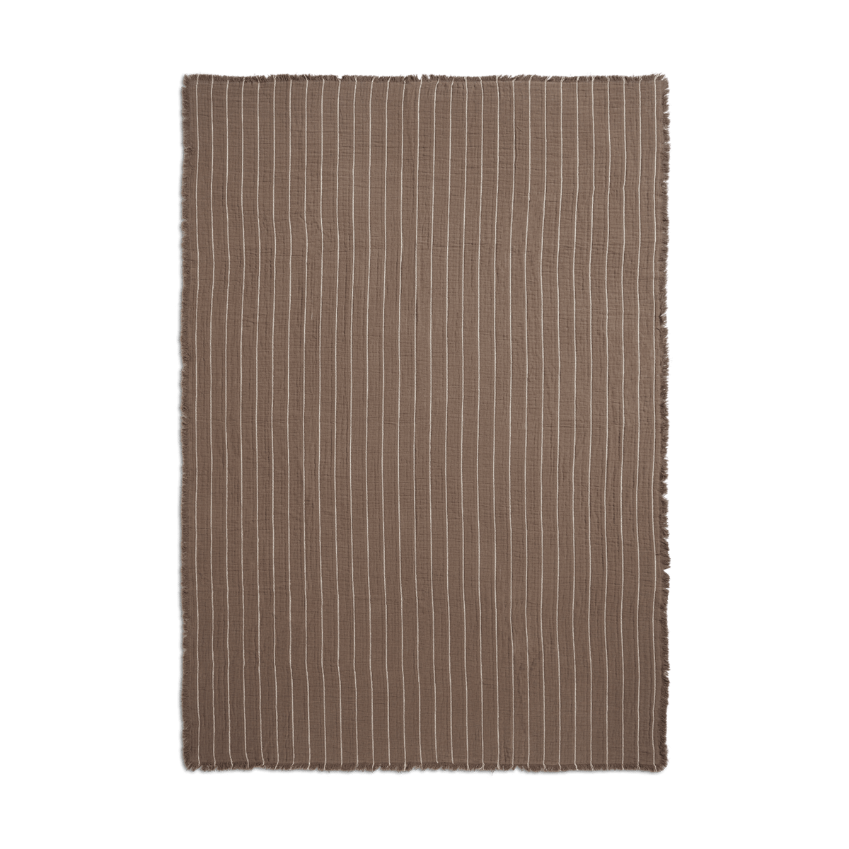 Ferm Living Aires sengeteppe 240x160 cm Stone | Skandinavisk Design | Sengeteppe | Hvit