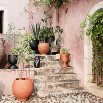 Ando krukke - Terracotta, large - Ferm Living