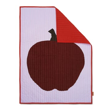 Apple pledd 80x110 cm - Lilla-rød - Ferm Living