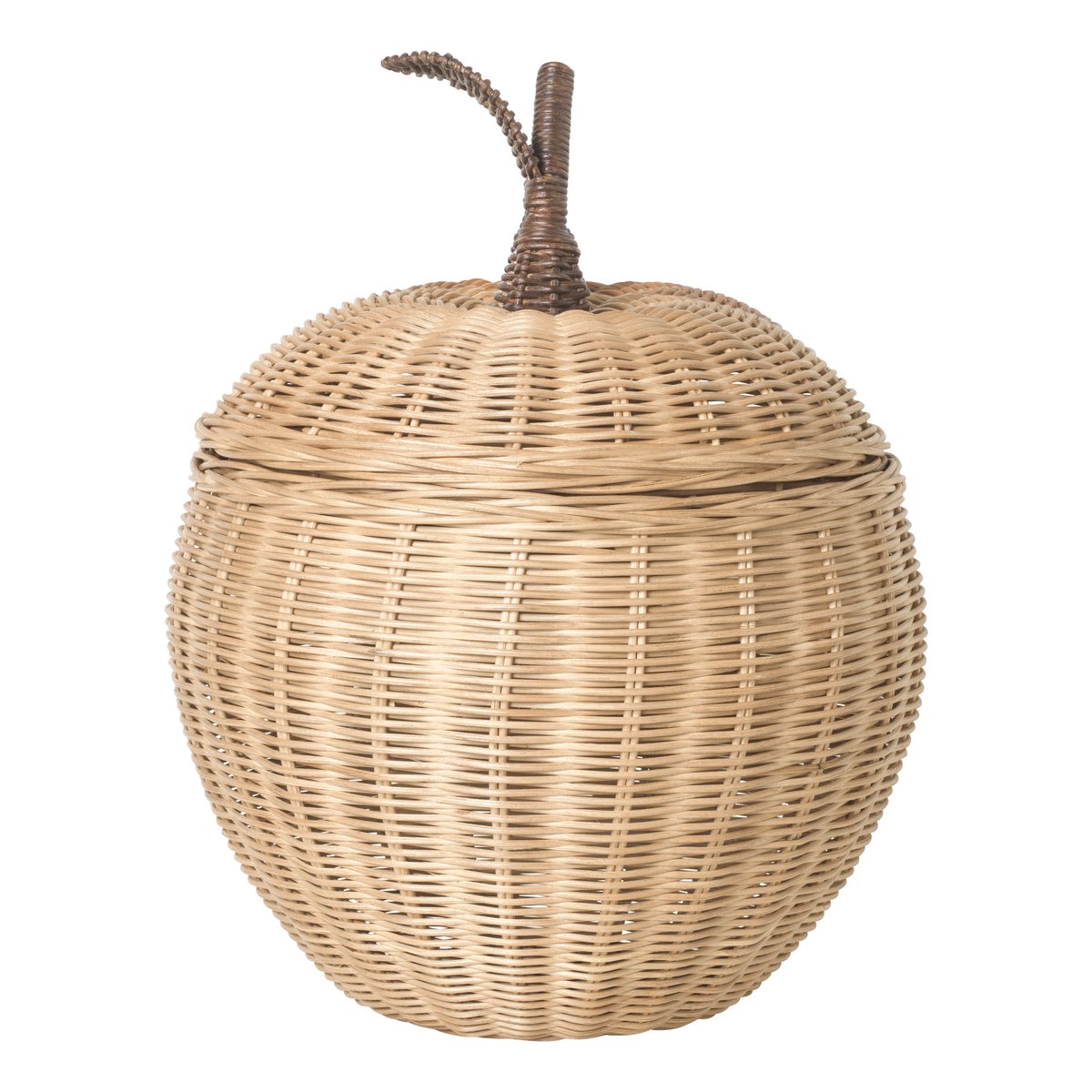 Ferm Living Apple Storage kurv Stor | Skandinavisk Design | Oppbevaringskurver | Beige