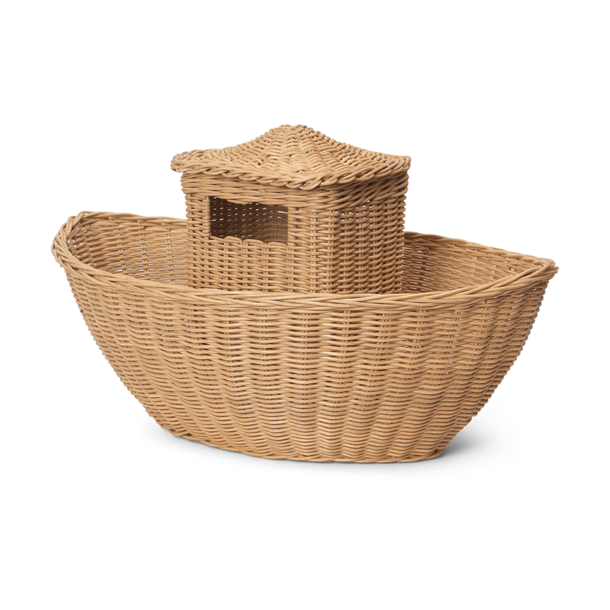 Ferm Living Ark flettet oppbevaringskurv Natural