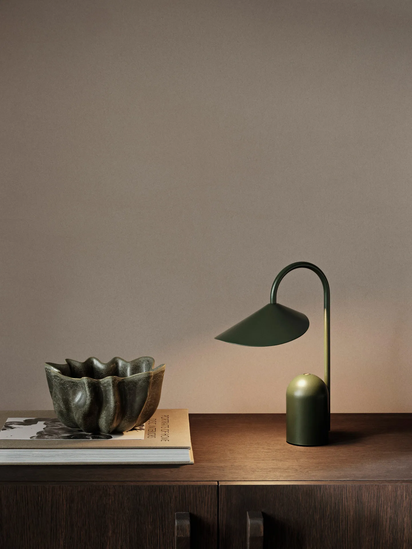 Arum bærbar lampe, Grass Green Ferm Living