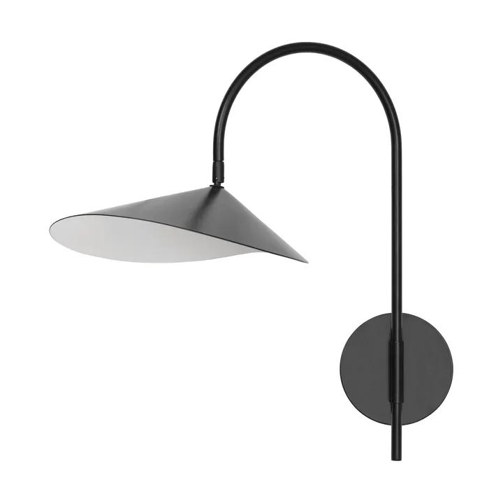 Arum svingbar vegglampe fast installasjon - Black - Ferm Living