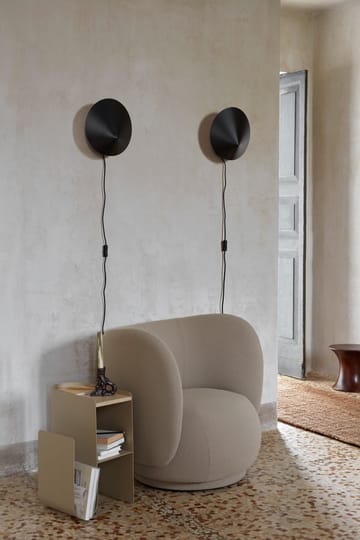 Arum wall scone vegglampe - Black - Ferm Living