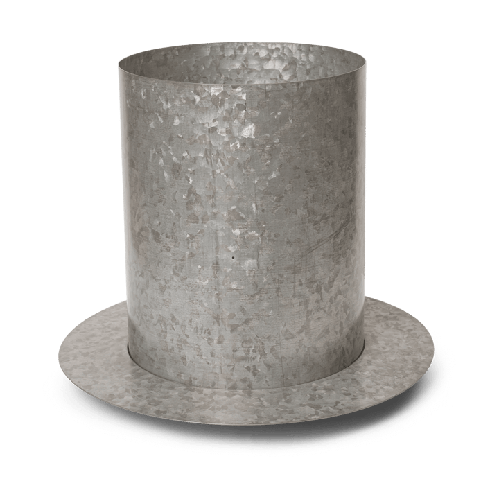 Auran krukke large 38,7 cm - Galvanized iron - Ferm LIVING