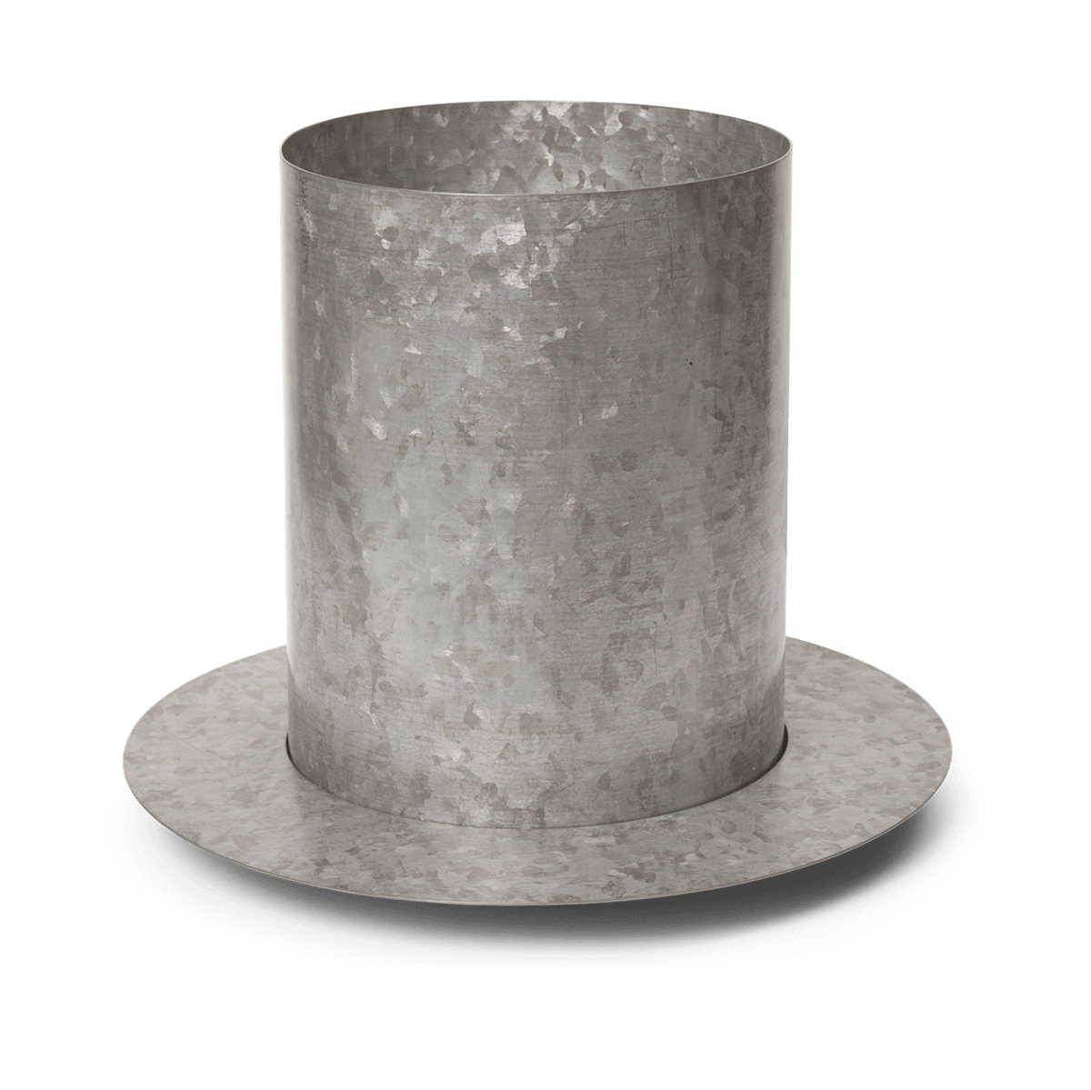 Bilde av Ferm Living Auran krukke medium 266 cm Galvanized iron