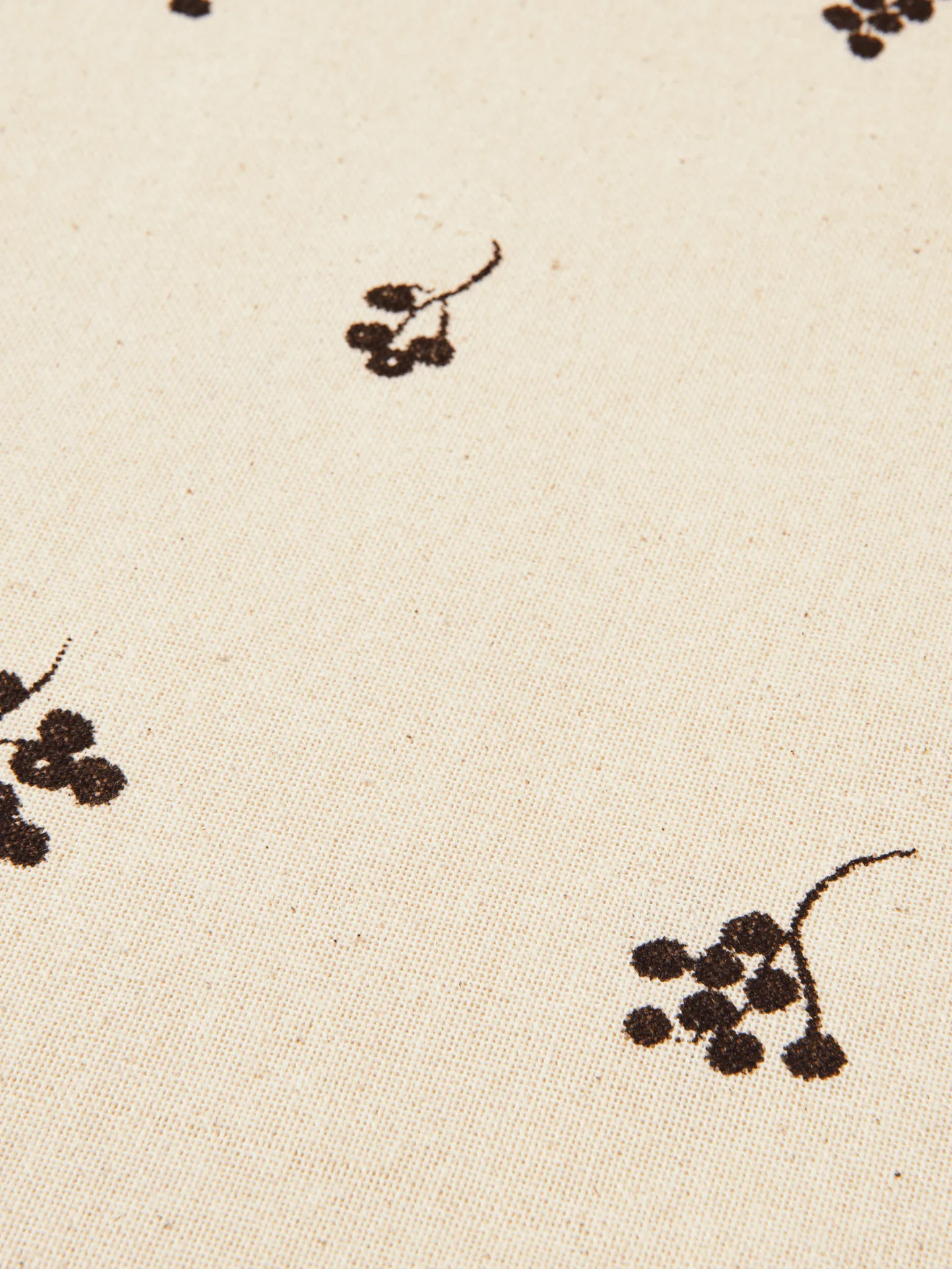 Baies bordduk 150x240 cm, Natural-dark chocolate Ferm Living