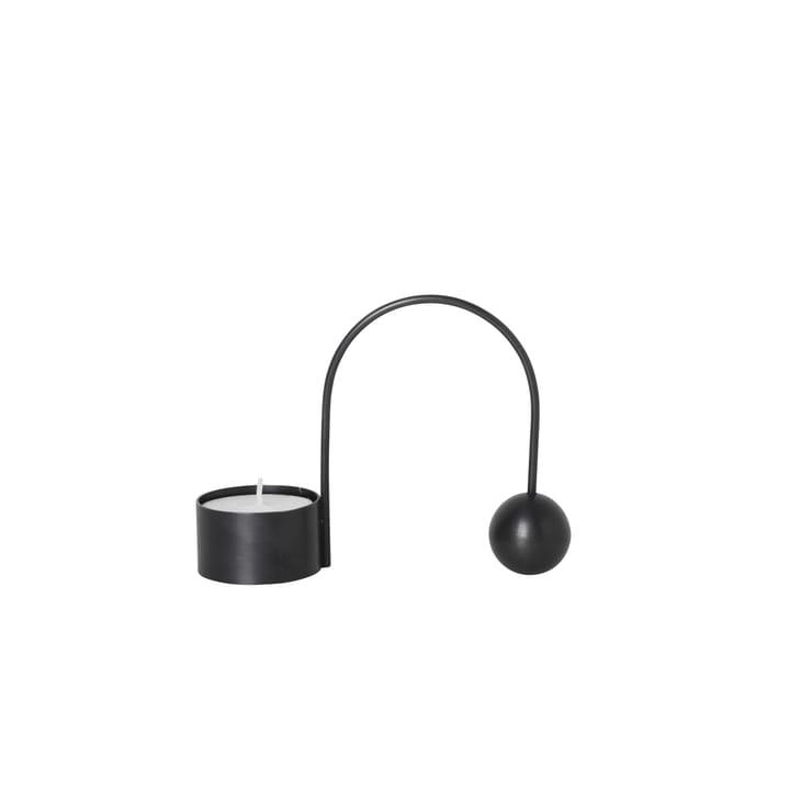 Balance svart lysestake, telys Ferm Living