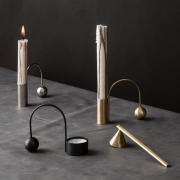 Balance svart lysestake - telys - ferm LIVING