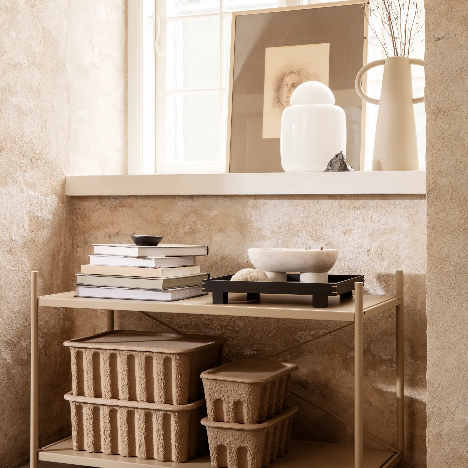 Bell bordlampe, Hvit Ferm Living