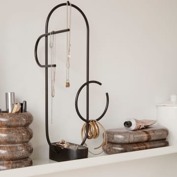 Bendum tannbørstekopp - Brun marmor - Ferm Living