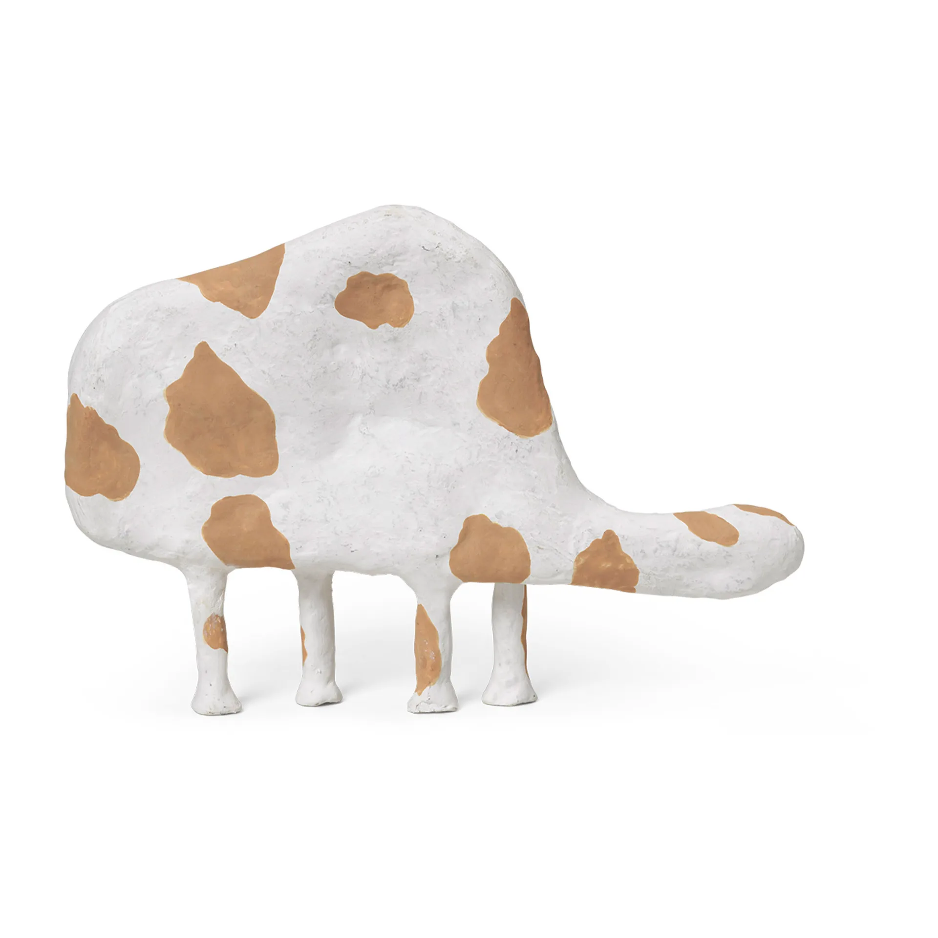 Benzon skulptur, White-brown Ferm Living