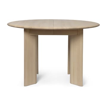 Bevel Extendable spisebord inkl. 1 ileggsplate - White Oiled Beech - Ferm Living