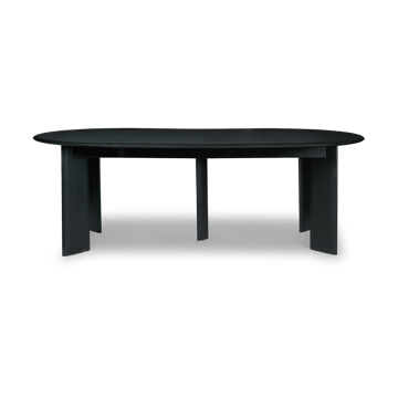 Bevel Extendable spisebord inkl. 2 ileggsplater - Black Oiled Beech - Ferm Living