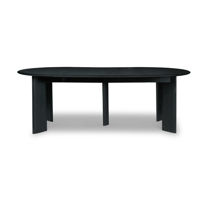 Bevel Extendable spisebord inkl. 2 ileggsplater, Black Oiled Beech Ferm Living