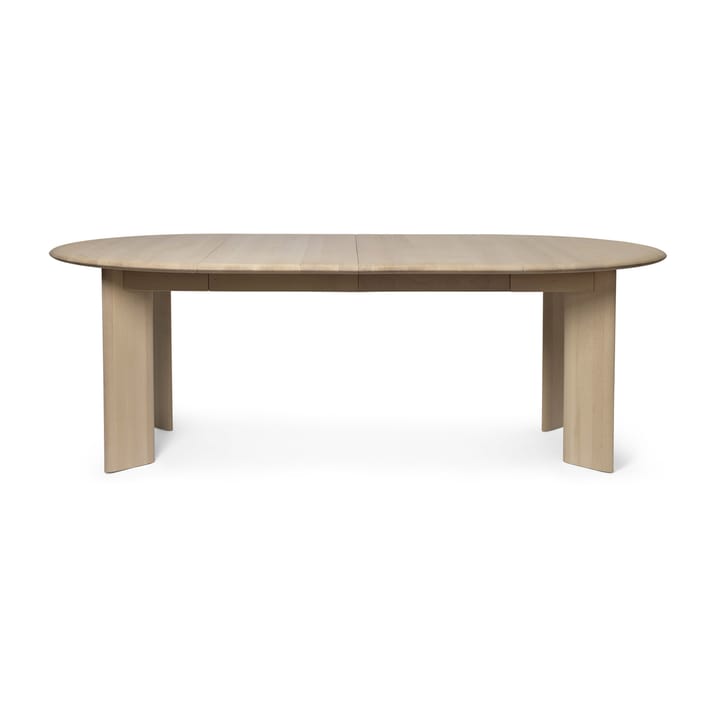Bevel Extendable spisebord inkl. 2 ileggsplater - White Oiled Beech - Ferm Living