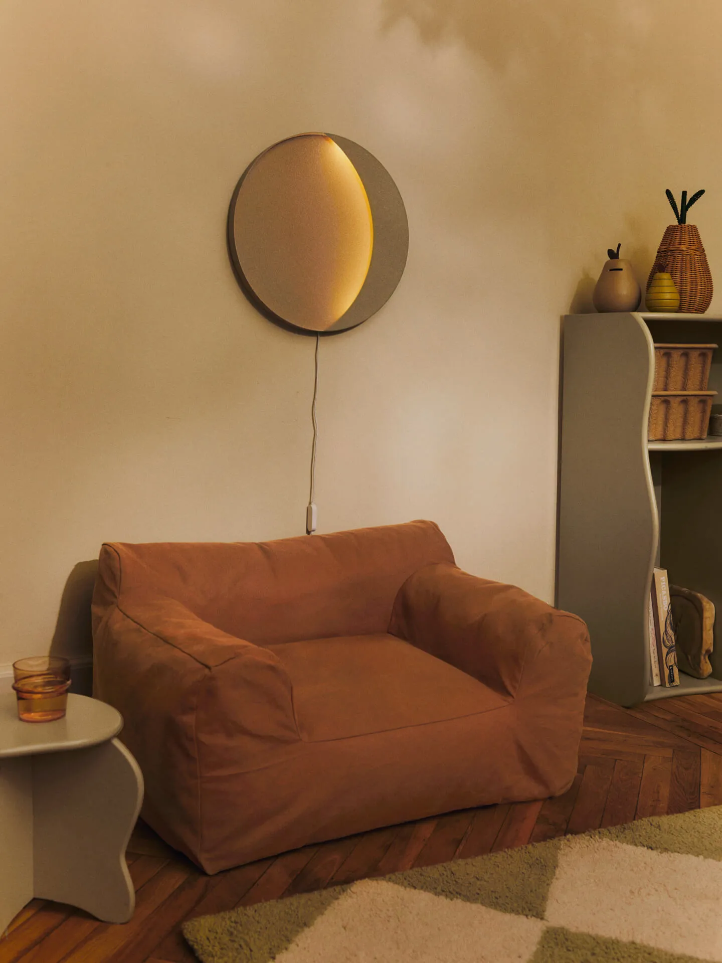 Billow bean bag lenestol, Tan Ferm Living