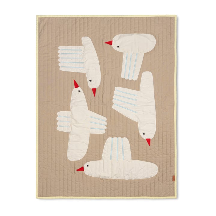 Bird quiltet filt - Beige - Ferm LIVING