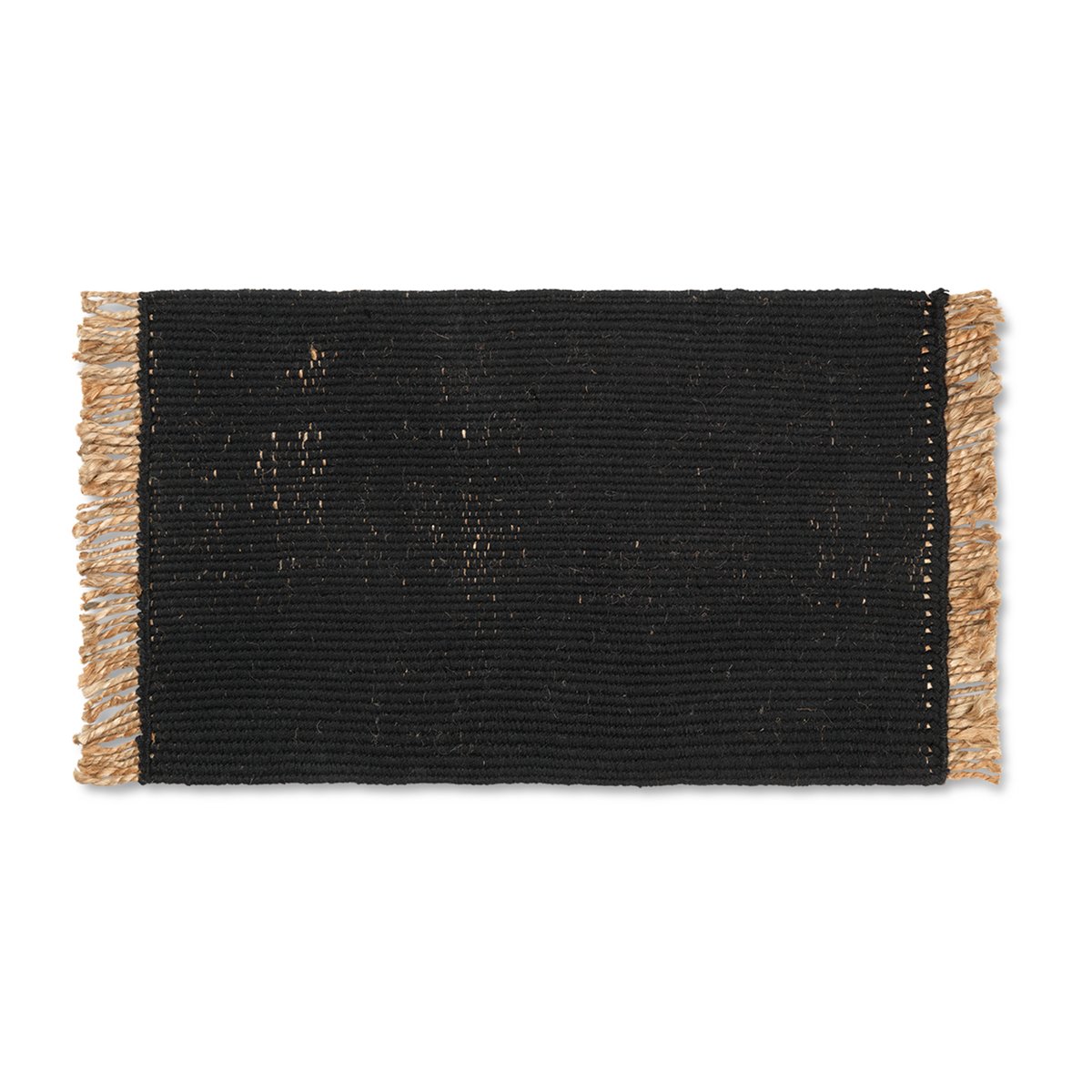 Bilde av ferm LIVING Block dørmatte 50 x 80 cm Black-natural