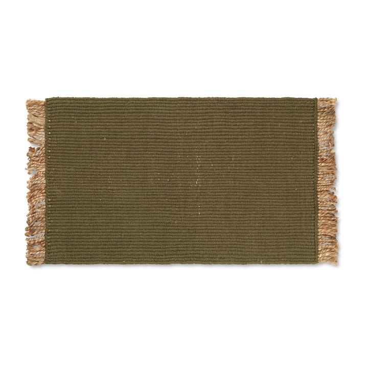 Block dørmatte 50 x 80 cm - Olive-natural - Ferm Living