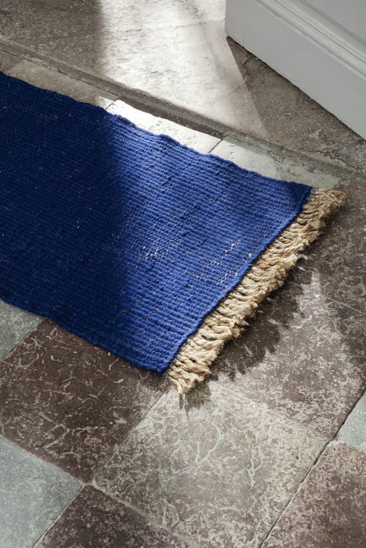 Block dørmatte 80 x 50 cm, Blå Ferm Living