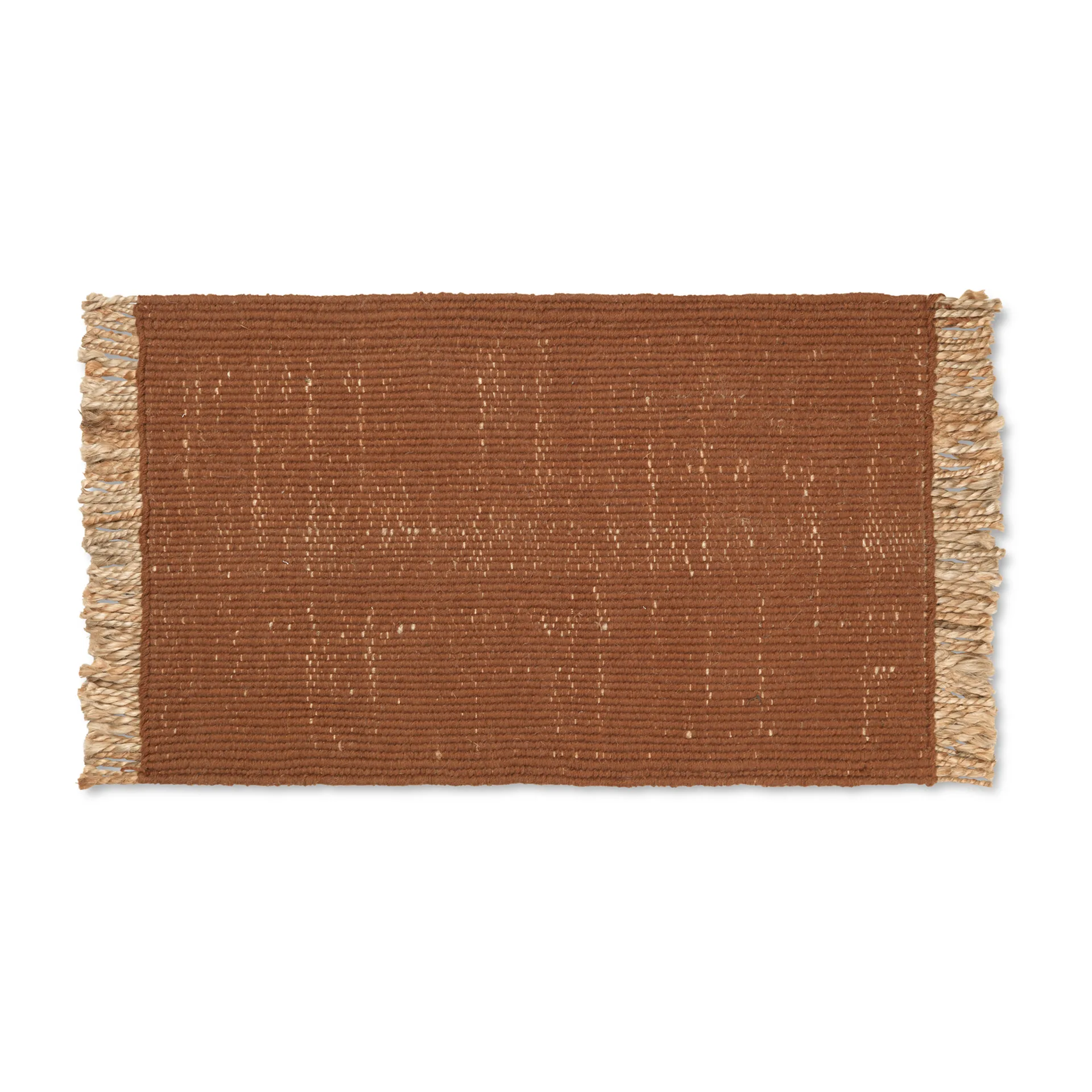 Block dørmatte 80 x 50 cm, Rustbrun Ferm Living