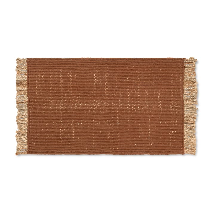 Block dørmatte 80 x 50 cm - Rustbrun - ferm LIVING