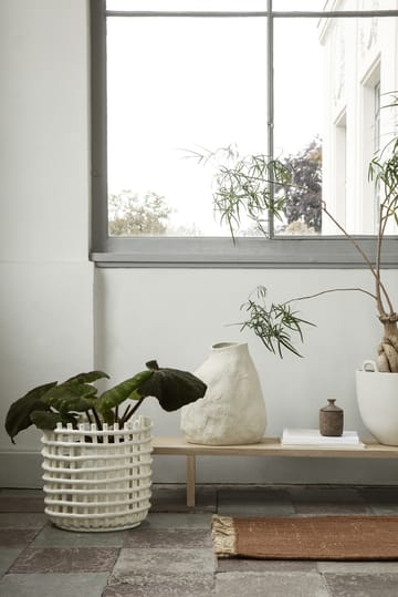 Block dørmatte 80 x 50 cm - Rustbrun - ferm LIVING