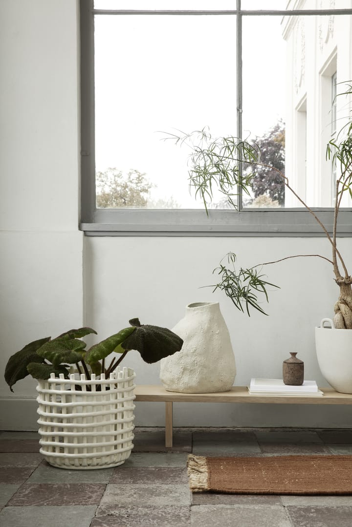 Block dørmatte 80 x 50 cm - Rustbrun - ferm LIVING