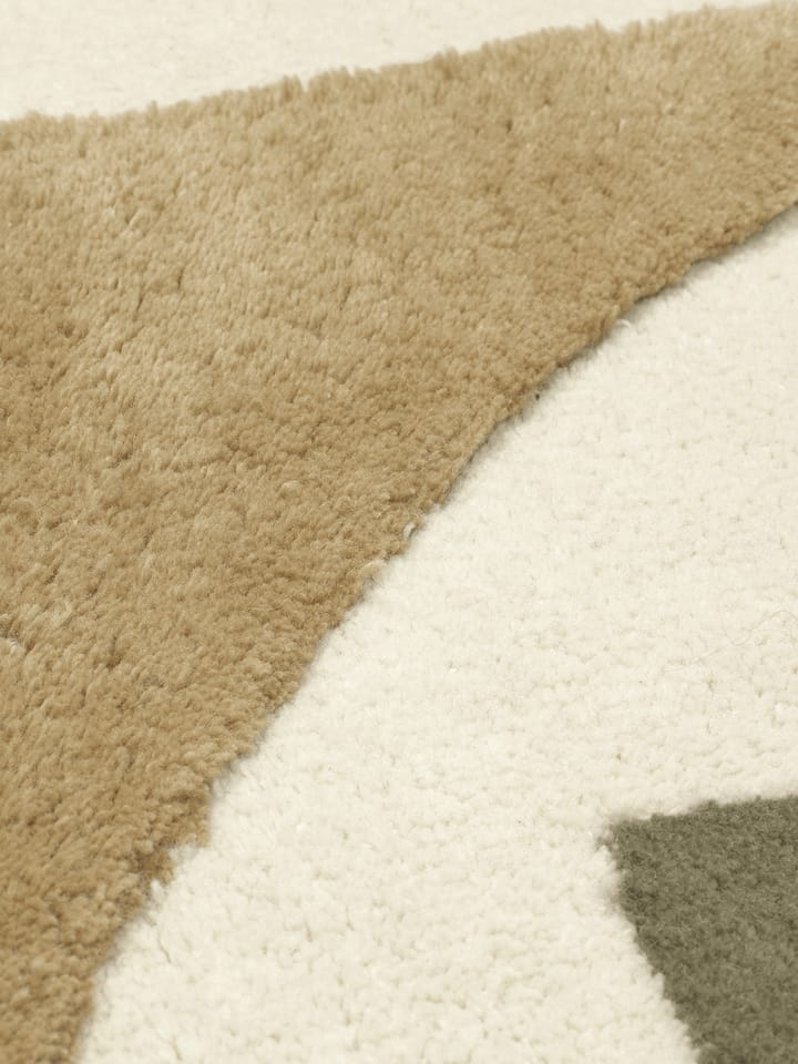 Bloco tuftet teppe, Green-off white, 120x180 cm Ferm Living