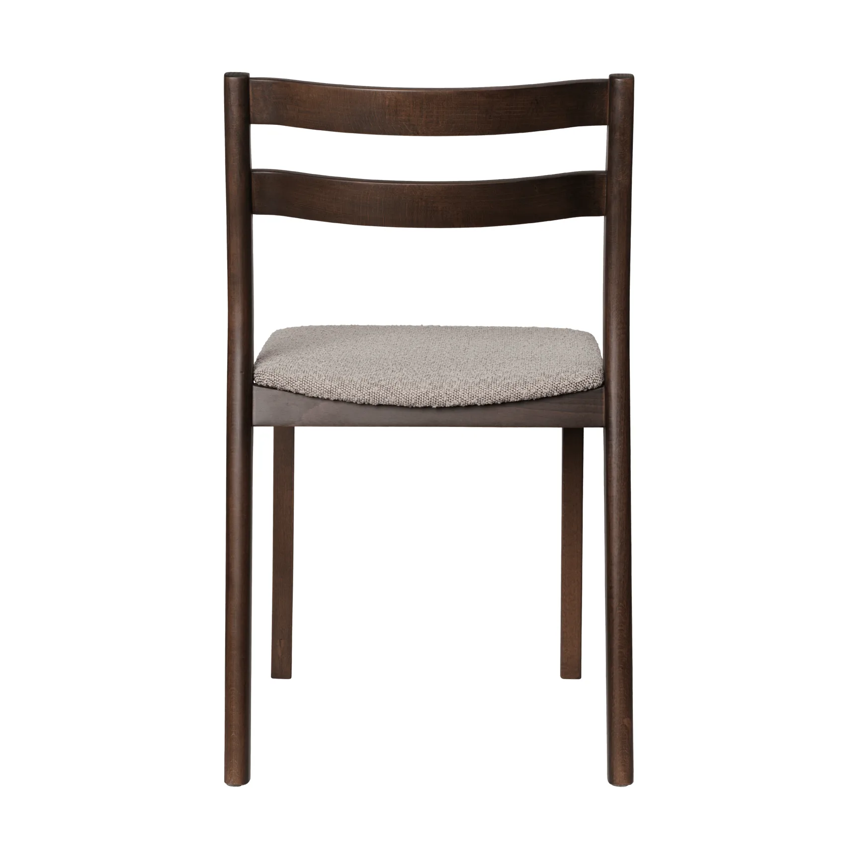 Boda stol, Polstret sete rugged bouclé, mørkbeiset eik-natural Ferm Living