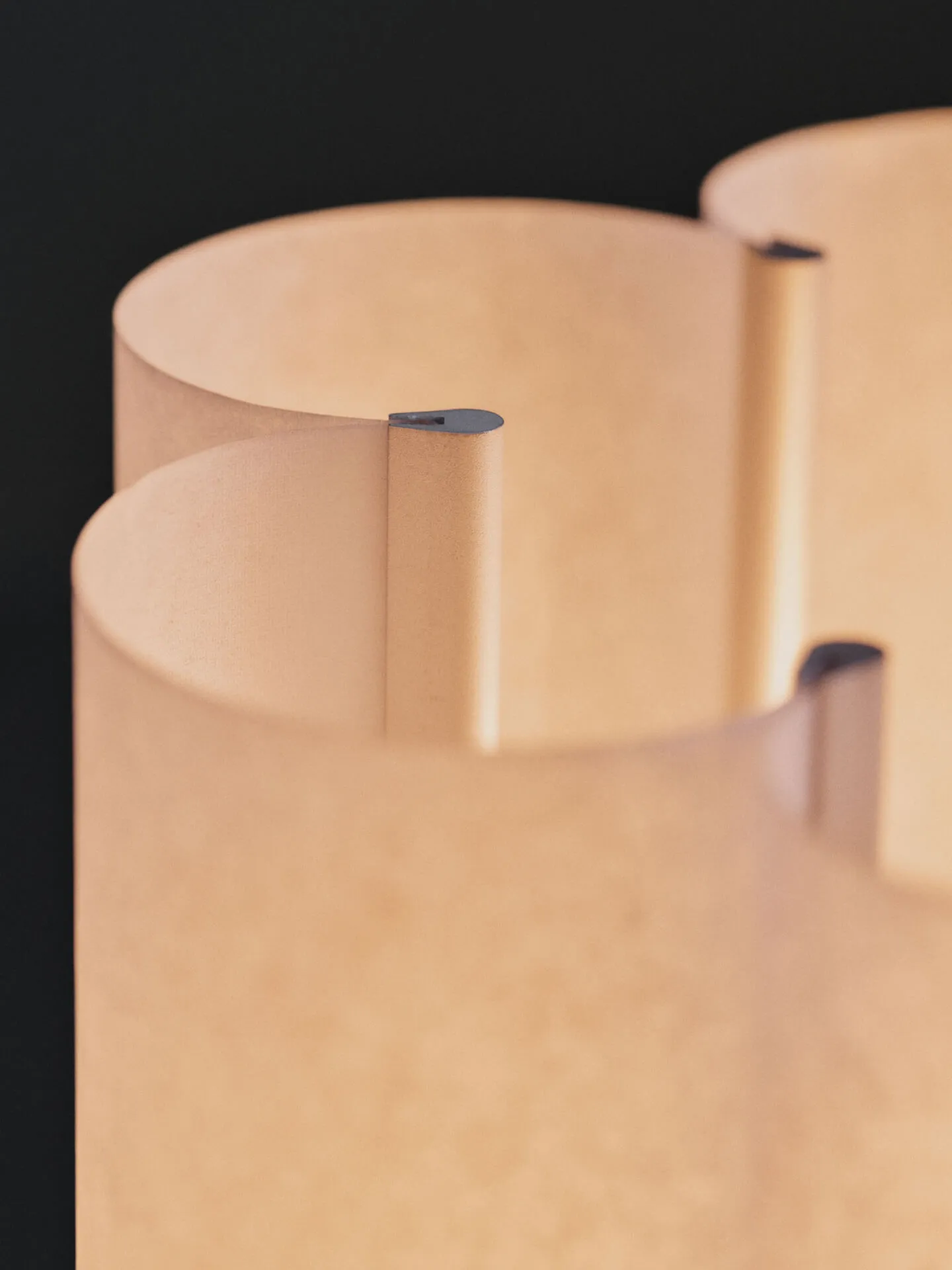 Boe bordlampe 28 cm, Silver-natural Ferm Living