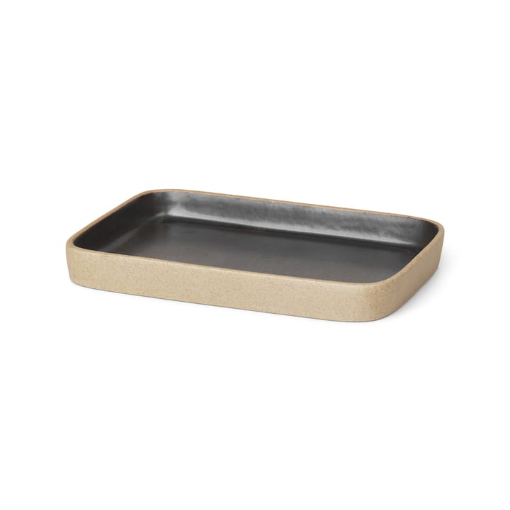 Bon dekorasjonsbrett liten - Beige-svart - Ferm Living