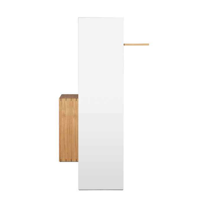 Bon hallway cabinet knaggrekke med speil, Oiled Oak Ferm Living