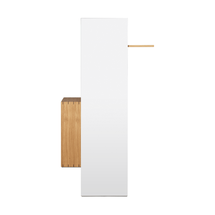 Bon hallway cabinet knaggrekke med speil - Oiled Oak - ferm LIVING