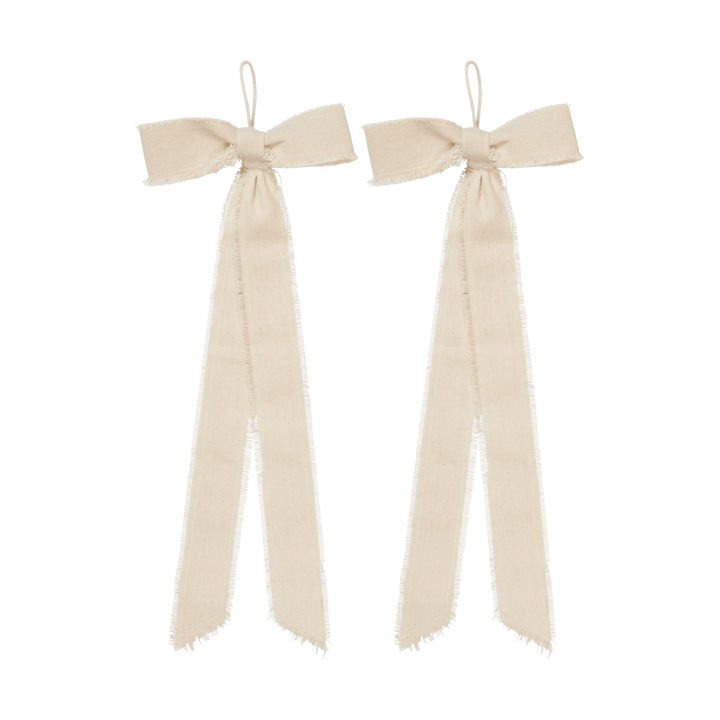 Bow dekorasjonsheng small 15x40 cm 2-pack - Naturlig - Ferm Living